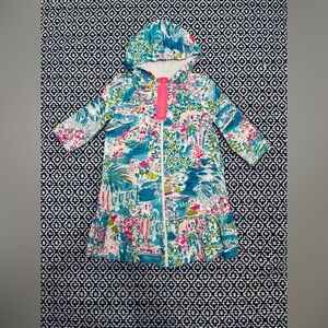 NWT Lilly Pulitzer Girls tunic Dress swim coverup Postcards Positano
